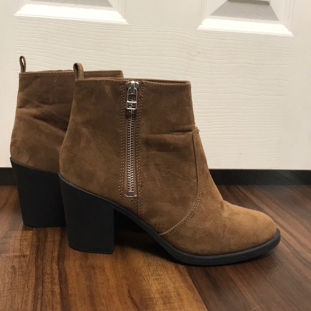 Brown booties